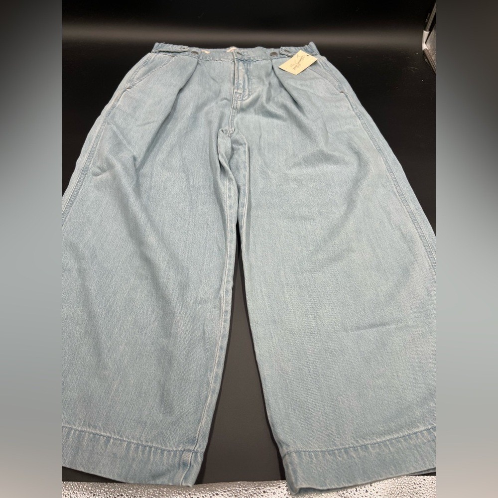 universal Thread light washed cropped two-way tro… - image 3